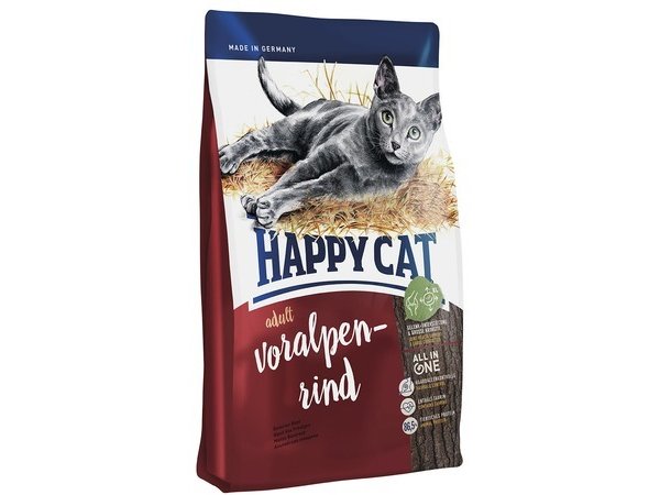 Сухой корм HAPPY CAT SUPREME VORALPEN-RIND  Хэппи Кэт для кошек Альпийская Говядина 1,4 кг