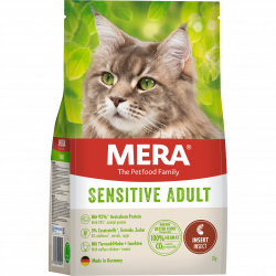 Сухой корм Mera Cats Sensitive Chicken & Insects для кошек с чувствительным пищеварением с белком насекомых 2 кг