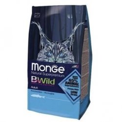 MONGE CAT BWILD ADULT ANCHOVIES Сухой корм Монж Бивайлд для Взрослых кошек Анчоусы 10 кг