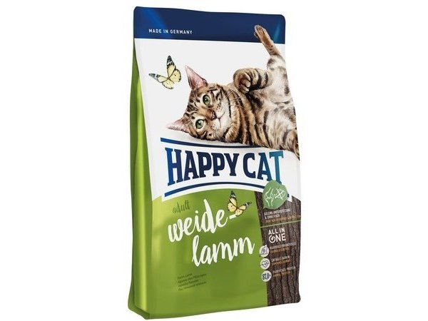Сухой корм HAPPY CAT SUPREME WEIDE-LAMM  Хэппи Кэт для кошек с Ягненком 10 кг