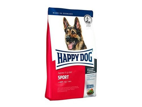 HAPPY DOG SUPREME SPORT ADULT Сухой корм Хэппи Дог для Активных собак 15 кг