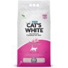 CAT'S WHITE BABY POWDER SCENTED Комкующийся наполнитель Кэтс Уайт для кошачьего туалета с ароматом Детской присыпки 10 л