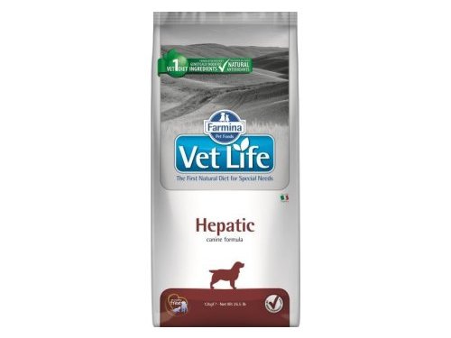 Лечебный корм FARMINA VET LIFE HEPATIC  Фармина для собак при хронической Печеночной недостаточности 12 кг