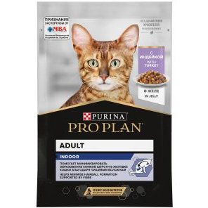 Паучи PURINA PRO PLAN CAT NUTRISAVOUR HOUSECAT TURKEY  Пурина Про План для Домашних кошек Индейка в желе (цена за упаковку) 85 гр х 26 шт