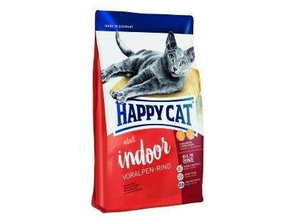 Сухой корм HAPPY CAT SUPREME INDOOR VORALPEN-RIND  Хэппи Кэт для Домашних кошек Альпийская Говядина 10 кг