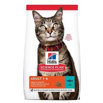 HILLS SCIENCE PLAN ADULT Сухой корм Хиллс для взрослых кошек Тунец 10 кг