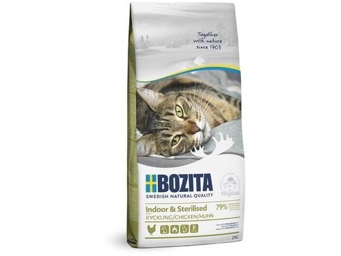 Сухой корм BOZITA FELINE FUNKTION INDOOR & STERILISED    Бозита для Стерилизованных и домашних кошек Курица 2 кг