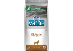 Лечебный корм FARMINA VET LIFE DIABETIC  Фармина для собак при Диабете 12 кг