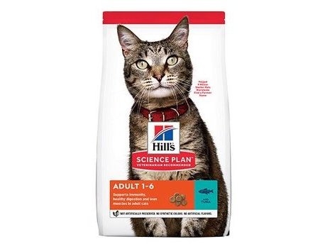 HILLS SCIENCE PLAN ADULT Сухой корм Хиллс для взрослых кошек Тунец 3 кг