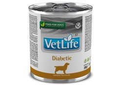 Лечебный корм FARMINA VETLIFE DIABETIC Диета Фармина для собак при Диабете (цена за упаковку) 300г х 6шт