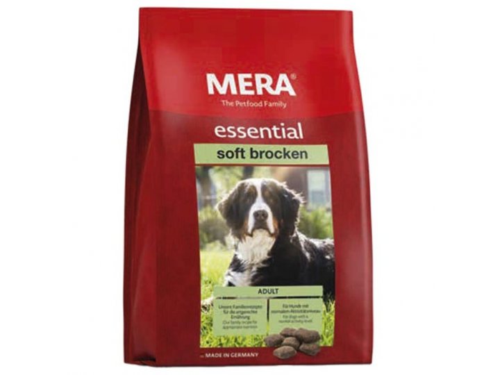 Полувлажный корм MERA ESSENTIAL SOFT BROCKEN для взрослых собак 12.5 кг