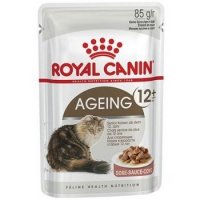 Влажный корм ROYAL CANIN AGEING 12+   Паучи РОЯЛ КАНИН ЭЙЖИНГ ДЛЯ ПОЖИЛЫХ КОШЕК СТАРШЕ 12 ЛЕТ В СОУСЕ (ЦЕНА ЗА УПАКОВКУ) 85 гр х 12 шт