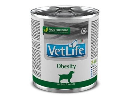 Лечебный корм FARMINA VETLIFE OBESITY Диета Фармина для собак при Ожирении (цена за упаковку) 300г х 6шт