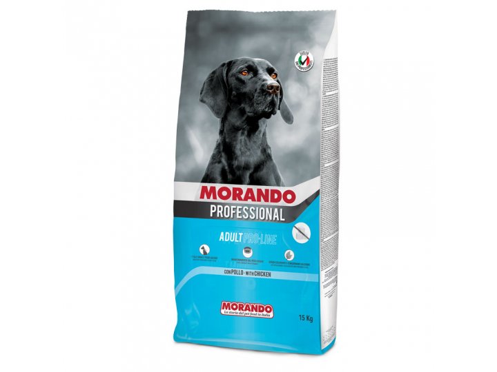 Сухой корм MORANDO PROFESSIONAL CANE ADULT PRO-LINE   Морандо для взрослых собак с повышенной массой тела с Курицей 15 кг