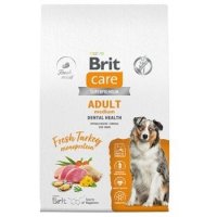 Сухой корм BRIT CARE ADULT MEDIUM DENTAL HEALTH TURKEY   Брит для взрослых собак Средних пород Здоровые зубы Индейка 12 кг