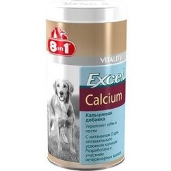 8IN1 EXCEL CALCIUM 8в1 Кальциевая добавка для собак Укрепляет зубы и кости 470 табл.