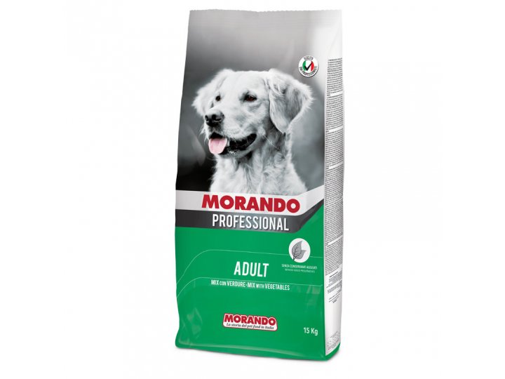 Сухой корм MORANDO PROFESSIONAL CANE ADULT   Морандо для взрослых собак Микс с овощами 15 кг