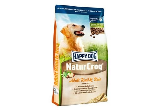 Сухой корм  HAPPY DOG NATURCROQ ADULT RIND & REIS  Хэппи Дог НатурКрок Говядина с Рисом 15 кг