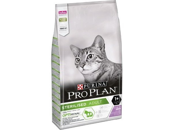 PURINA PRO PLAN CAT STERILISED TURKEY OPTIRENAL Сухой корм Пурина Про План для Стерилизованных кошек для Поддержания здоровья почек Индейка 10 кг