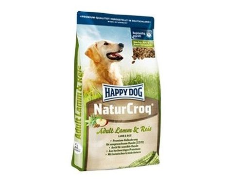 Сухой корм HAPPY DOG NATURCROQ ADULT LAMM & REIS  Хэппи Дог НатурКрок Ягненок с рисом 15 кг