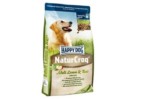 Сухой корм HAPPY DOG NATURCROQ ADULT LAMM & REIS  Хэппи Дог НатурКрок Ягненок с рисом 4 кг
