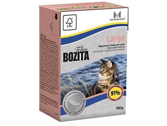 Влажный корм BOZITA FELINE FUNKTION LARGE  Бозита для кошек Крупных пород кусочки в желе (цена за упаковку) 190 гр х 16 шт