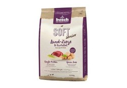 BOSCH SOFT SENIOR FARM GOAT & POTATO Полувлажный Монопротеиновый Беззерновой корм Бош для Пожилых собак Козлятина Картофель 2.5 кг