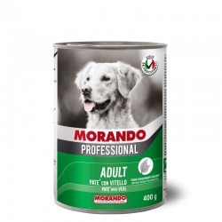 Консервы Morando Professional влажный корм  для собак паштет с телятиной, 400 гр х 24 шт / цена за упаковку /