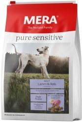 Сухой корм MERA PURE SENSITIVE ADULT LAMM&REIS для взрослых собак, с ягненком и рисом 12,5 кг