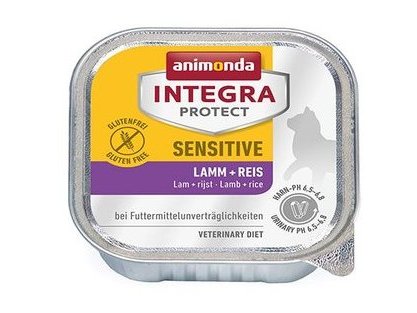ANIMONDA INTEGRA PROTECT SENSITIVE Ветеринарный влажный корм (консервы) Анимонда для взрослых кошек при Пищевой Аллергии Ягненок рис (цена за упаковку) 100 гр х 16 шт