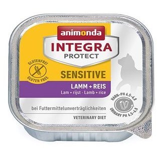 ANIMONDA INTEGRA PROTECT SENSITIVE Ветеринарный влажный корм (консервы) Анимонда для взрослых кошек при Пищевой Аллергии Ягненок рис (цена за упаковку) 100 гр х 16 шт