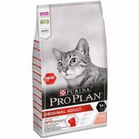 PURINA PRO PLAN CAT ADULT ORIGINAL SALMON OPTISENSES Сухой корм Пурина Про План для взрослых кошек для Поддержания органов чувств Лосось 10 кг