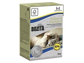 Влажный корм BOZITA FELINE FUNKTION INDOOR & STERILISED  Бозита для Стерилизованных и домашних кошек кусочки в желе Курица (цена за упаковку) 190 гр х 16 шт