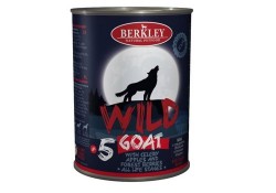  Консервы BERKLEY WILD №5  Беркли для собак всех возрастов Коза с Сельдереем, Яблоками и Лесными Ягодами (цена за упаковку) 400 гр х 6 шт