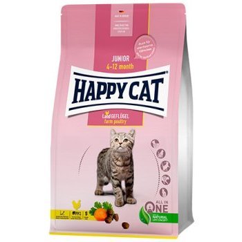 Сухой корм HAPPY CAT JUNIOR LAND GEFLUEGEL   Хэппи Кэт для Котят с 4 до 12 месяцев Домашняя Птица 10 кг