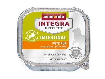 ANIMONDA INTEGRA PROTECT INTESTINAL Ветеринарный влажный корм (консервы) Анимонда для взрослых кошек при Нарушениях Пищеварения Индейка (цена за упаковку) 100 гр х 16 шт
